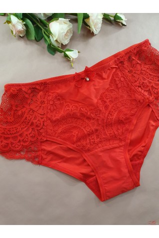 Кружевные трусики слипы из микрофибры Lanny Mode 51467